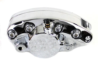 Edart Chrome Front 1 Piston Banana Caliper for Harley Davidson FL 1973-1982 by Edart