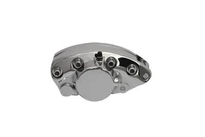 Edart Chrome Rear 1 Piston Banana Caliper for Harley Davidson FX and FL (Part #81681) by Edart