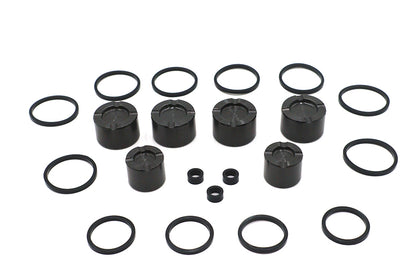 V-Twin Front Caliper Piston and Seal Kit for Harley Davidson FLRT and FLTRT Models