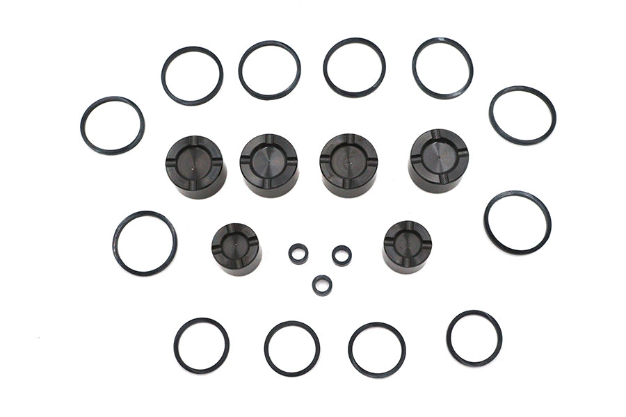 V-Twin Front Caliper Piston and Seal Kit for Harley Davidson FLRT and FLTRT Models