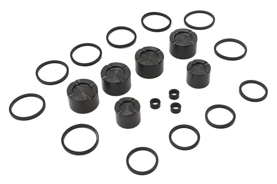 V-Twin Front Caliper Piston and Seal Kit for Harley Davidson FLRT and FLTRT Models