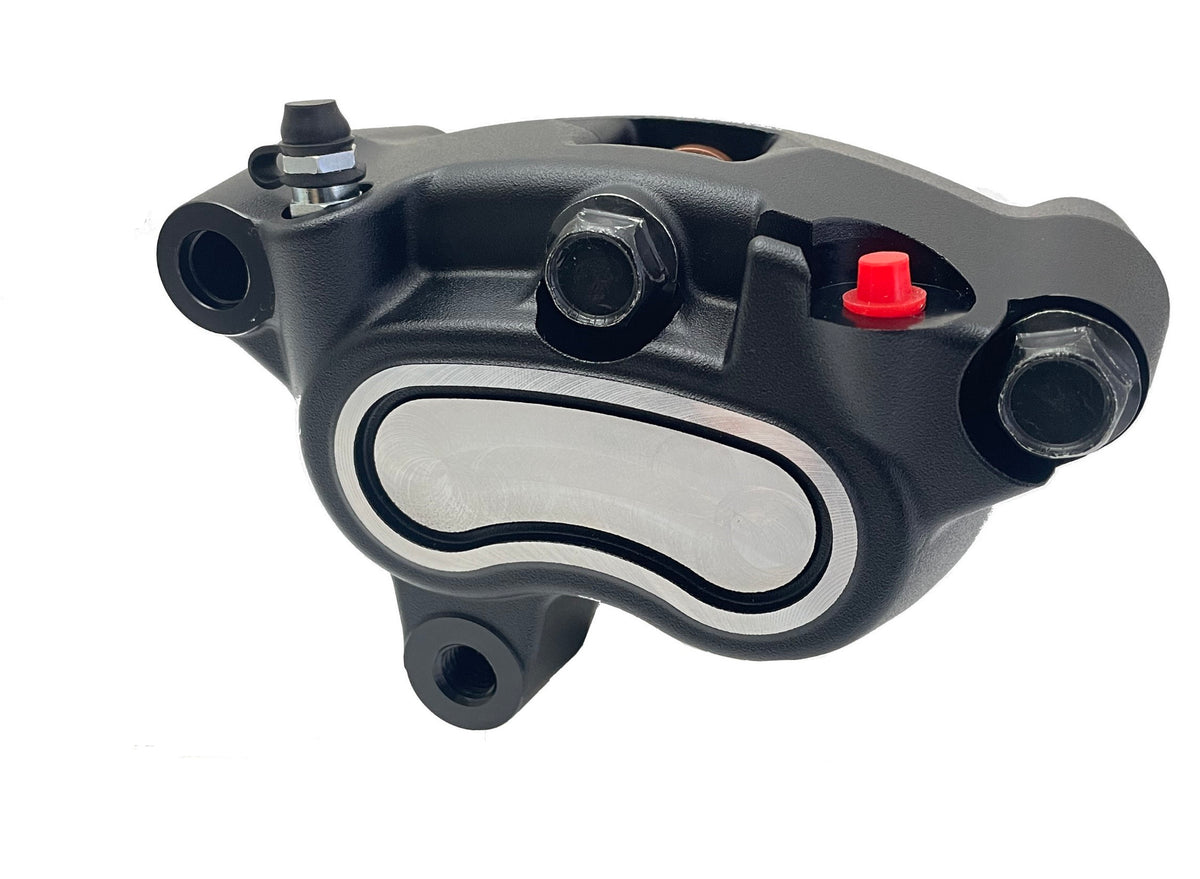 Edart B16-0727MB Matte Black Front Brake Caliper Kit for Harley-Davidson