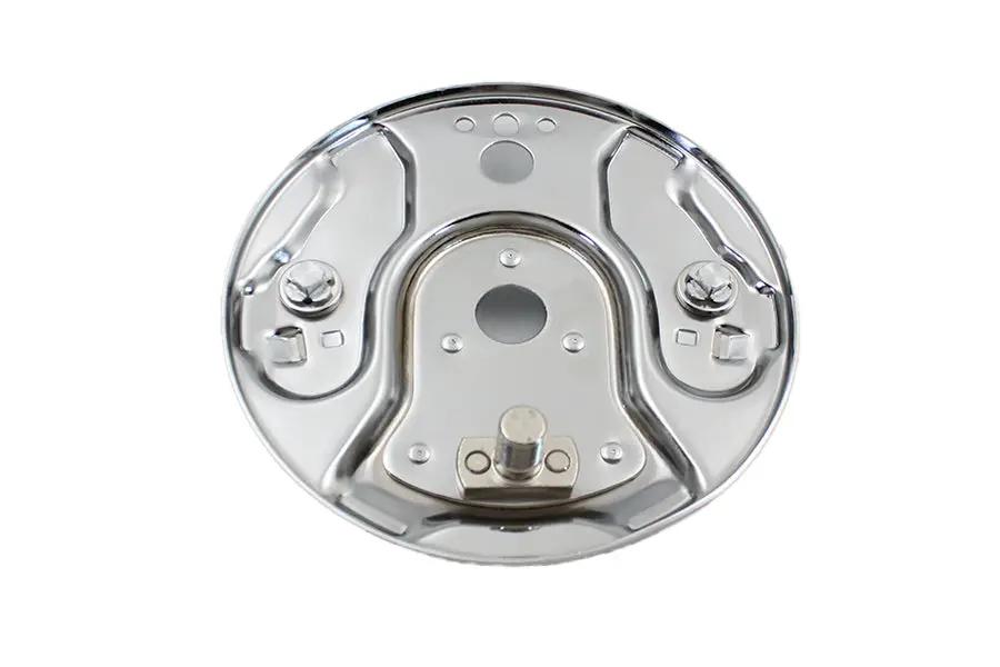 Edart Rear Hydraulic Brake Backing Plate Chrome for Harley Davidson FL (1958-1962) by Edart
