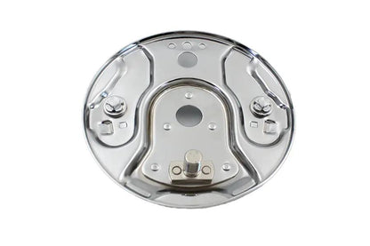 Edart Rear Hydraulic Brake Backing Plate Chrome for Harley Davidson FL (1958-1962) by Edart