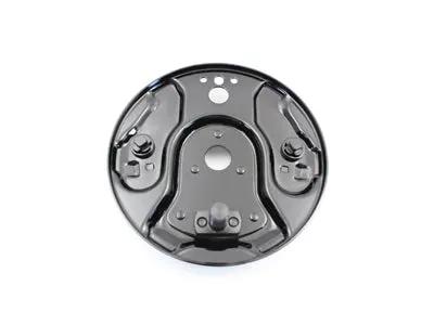 Edart Rear Hydraulic Brake Backing Plate Black for Harley Davidson FL Models (Part 72174B) by Edart