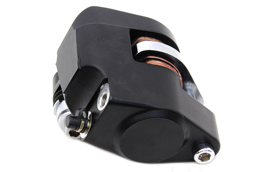Edart 75554B Black Front 1-Piston Left-Side Brake Caliper for Harley-Davidson FXR