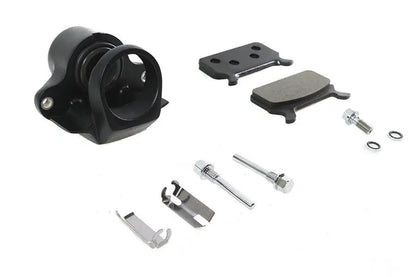 V-Twin Black Rear 1 Piston Caliper for Harley Davidson FLT Models - Part #75557AB by V-Twin