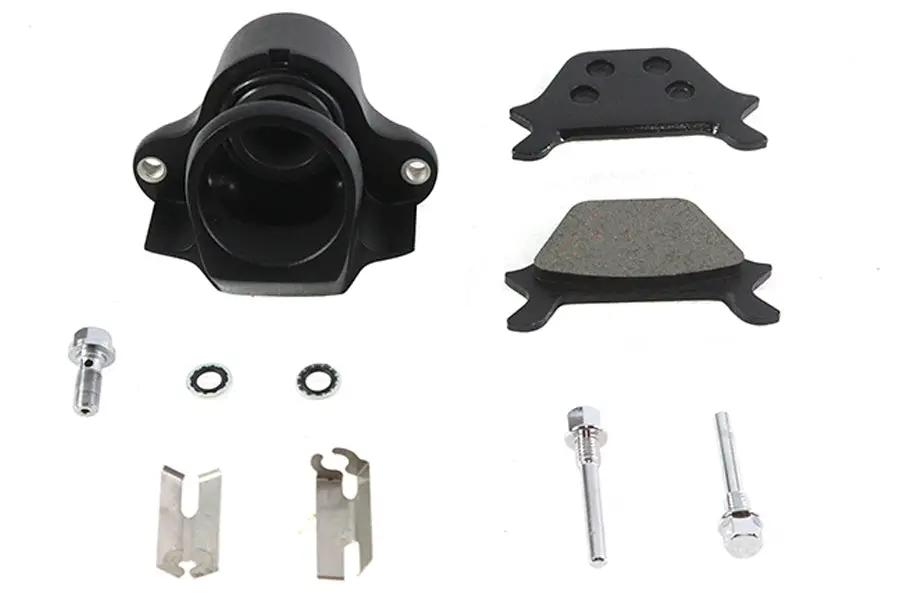 V-Twin Black 1 Piston Rear Caliper for Harley Davidson FXD and FXR Models - Part #75557B by V-Twin