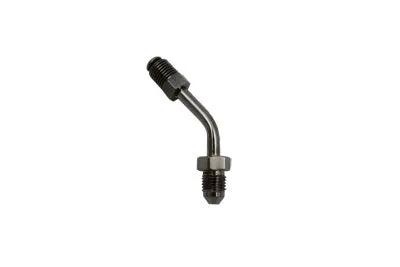 Edelbrock R4281C Chrome 3/8 inch-24 Male Brake Hose Adapter Fitting with 45 Degree Inverted Flare Bend by Edelbrock