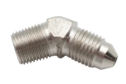 Edelbrock R4293C Chrome 1/8 Inch Male Adapter Fitting with 45 Degree Bend by Edelbrock