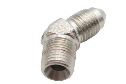 Edelbrock R4293C Chrome 1/8 Inch Male Adapter Fitting with 45 Degree Bend by Edelbrock