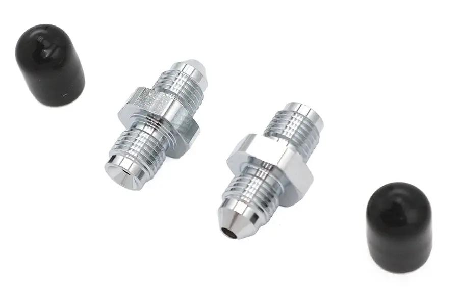 Edelbrock R4396C Brake Hose Adapter Fittings Straight Set by Edelbrock