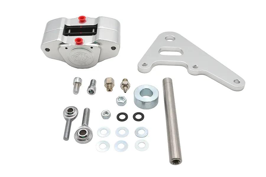 Belt Drive LTD. GMA-R10 W/ROD Billet Rear 2 Piston Caliper for 5/8 Inch Bore Master Cylinder and 10 Inch Brake Disc by Belt Drive LTD.
