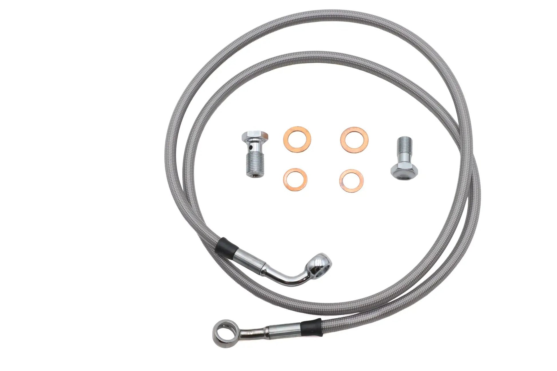 Ultima Stainless Steel Front Brake Hose Kit for Harley Davidson FLSTN by Ultima