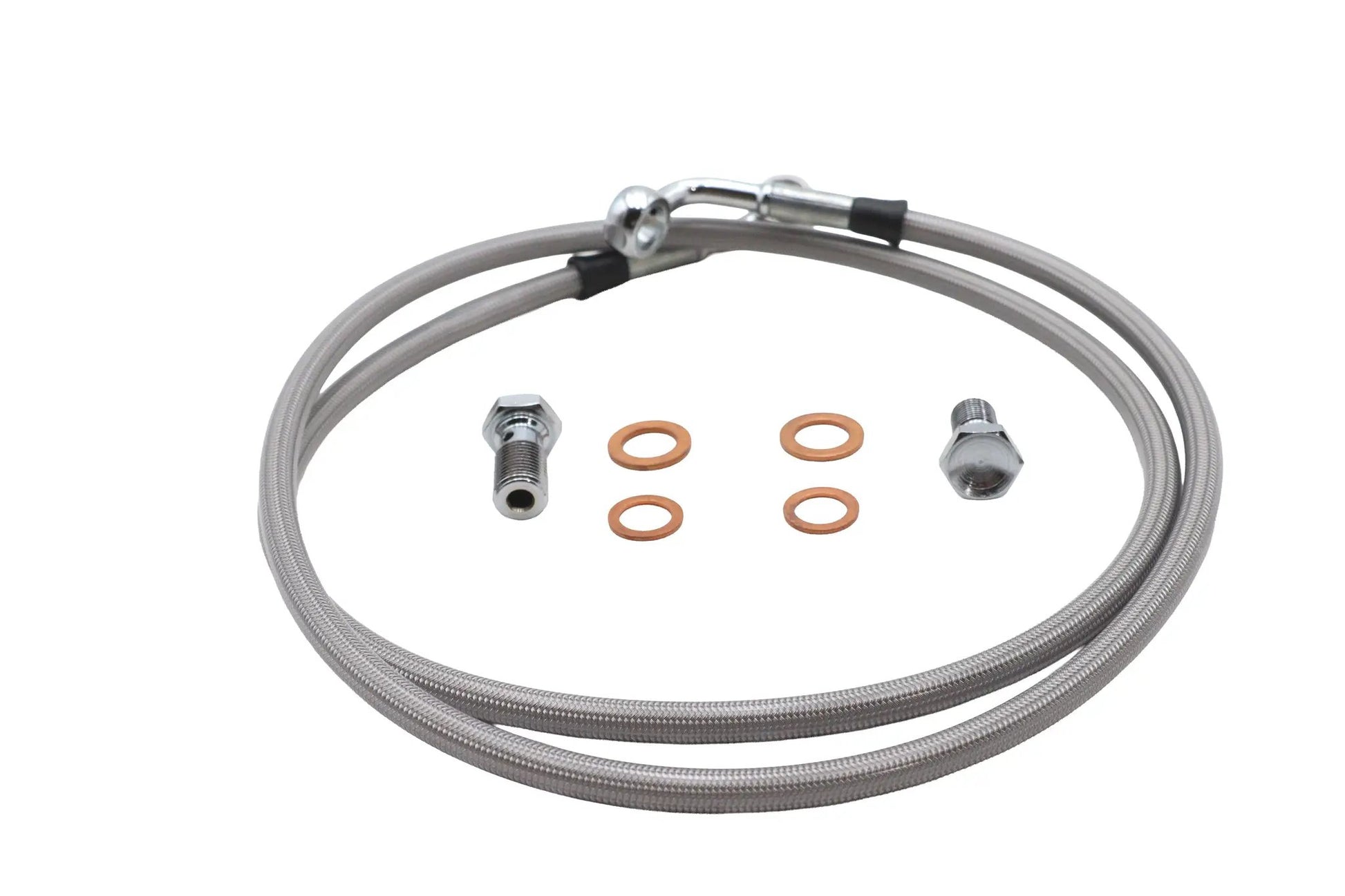 Ultima Stainless Steel Front Brake Hose Kit for Harley Davidson FLSTN by Ultima