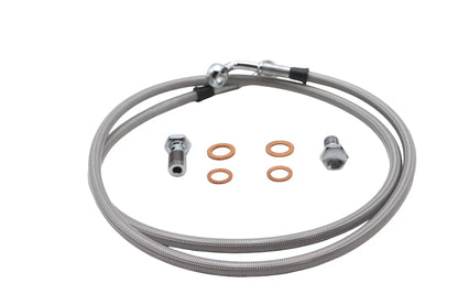 Ultima Stainless Steel Front Brake Hose Kit for Harley Davidson FLSTN by Ultima