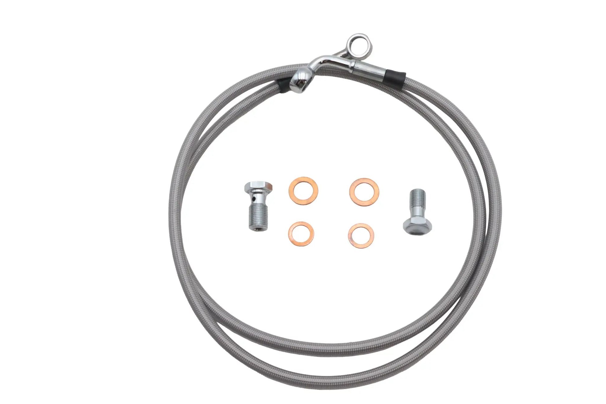 Ultima Stainless Steel Front Brake Hose Kit for Harley Davidson FLSTN by Ultima