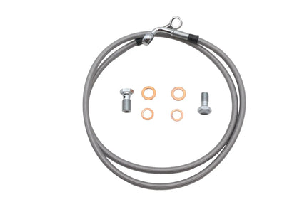 Ultima Stainless Steel Front Brake Hose Kit for Harley Davidson FLSTN by Ultima