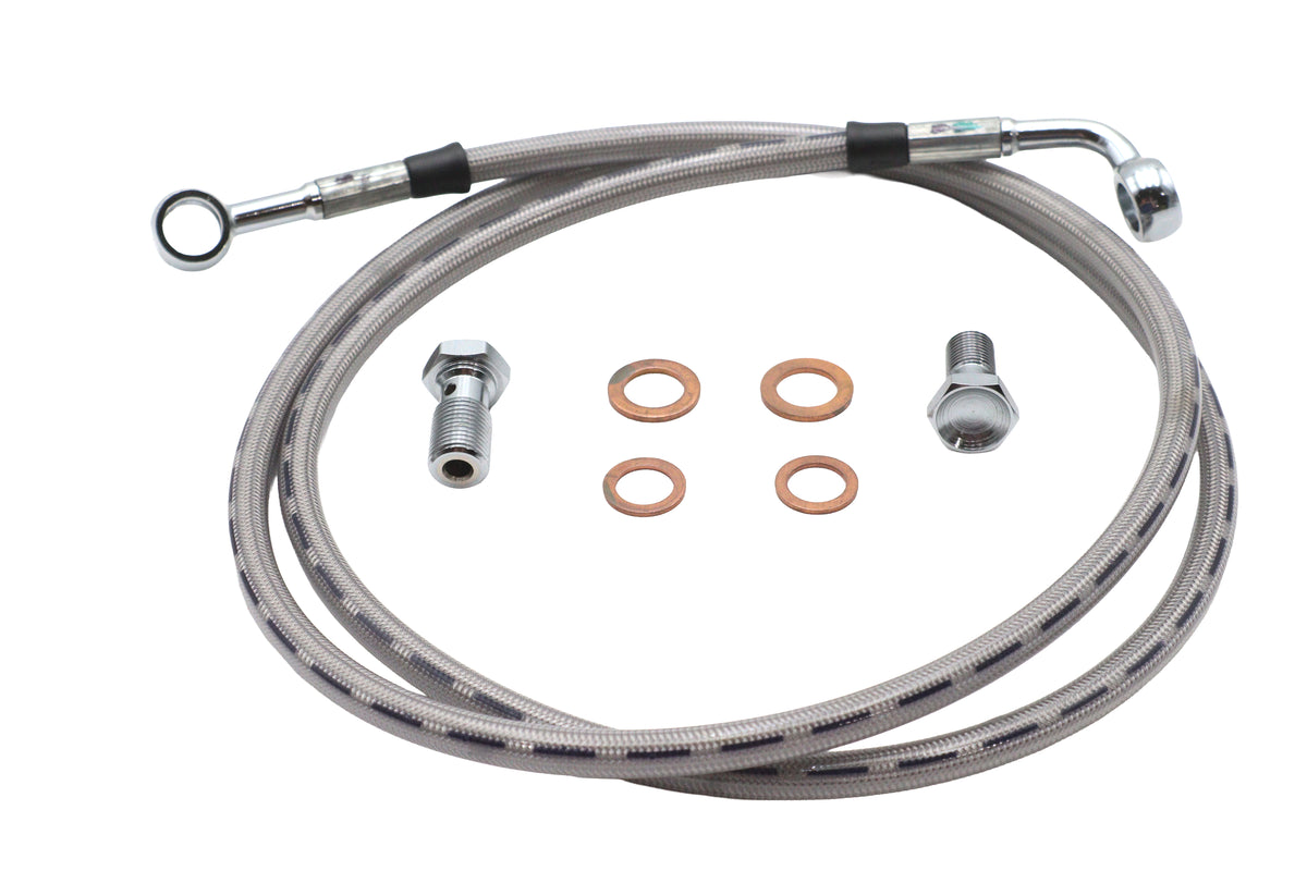 Ultima Stainless Steel Front Brake Hose Kit for Harley Davidson FXDWG