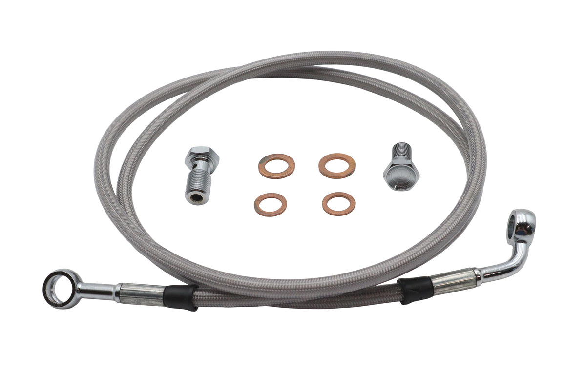 Ultima Stainless Steel Front Brake Hose Kit for Harley Davidson FXDWG