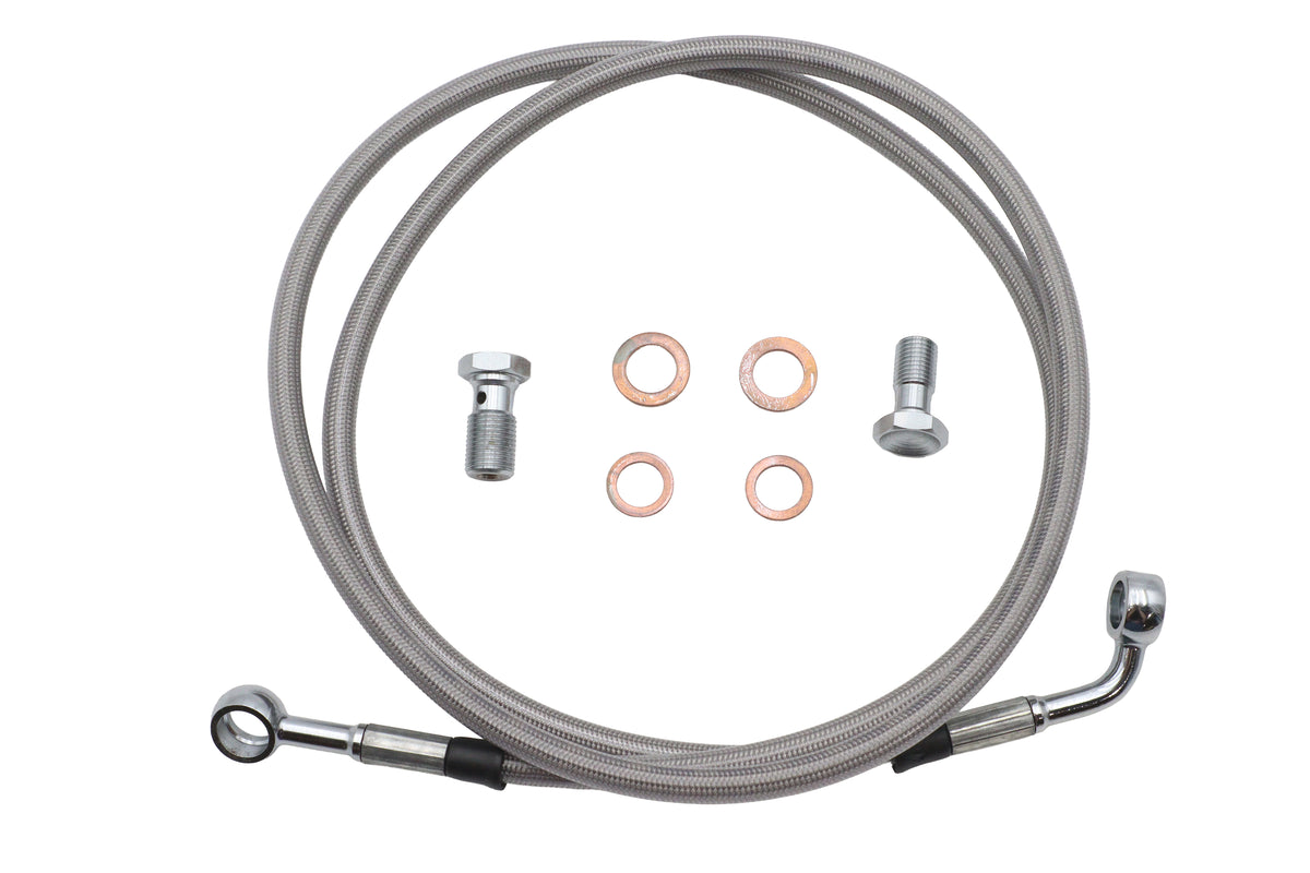 Ultima Stainless Steel Front Brake Hose Kit for Harley Davidson FXDWG