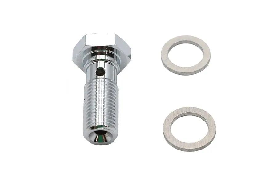 Edelbrock R40509 10mm Brake Hose Banjo Bolt Adapter Fitting, 3/8 inch-24 Thread by Edelbrock