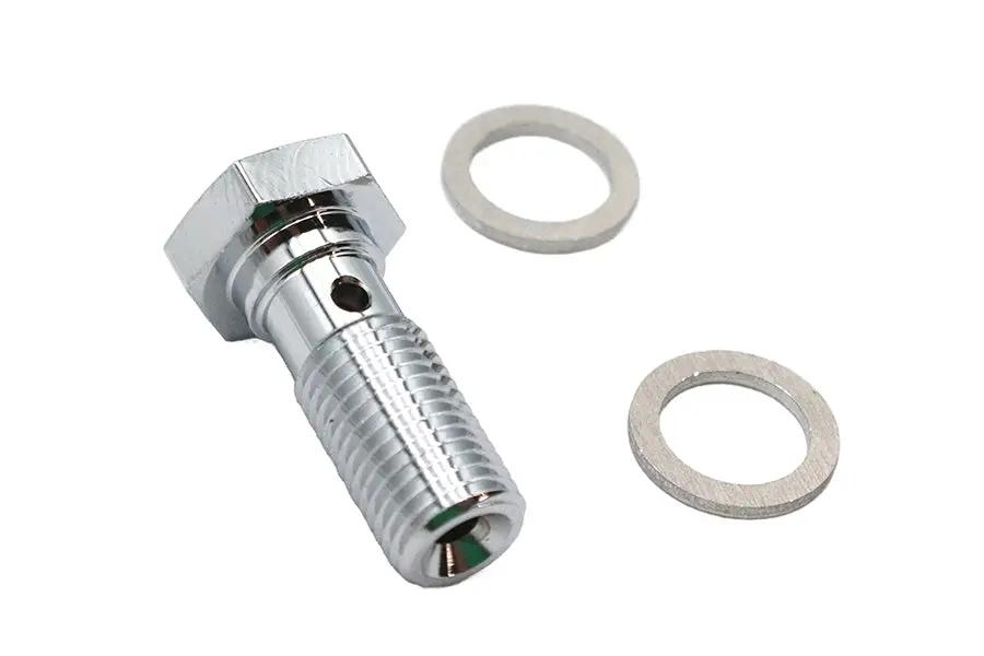 Edelbrock R40509 10mm Brake Hose Banjo Bolt Adapter Fitting, 3/8 inch-24 Thread by Edelbrock