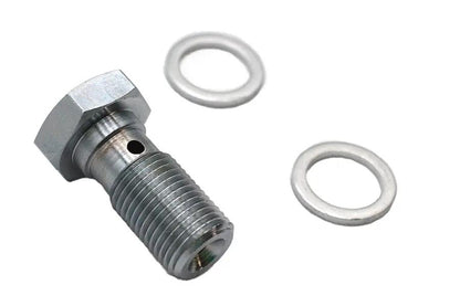 Edelbrock R40515 Brake Hose Banjo Bolt 12mm - 7/16 inch - 24 Thread Adapter Fitting by Edelbrock