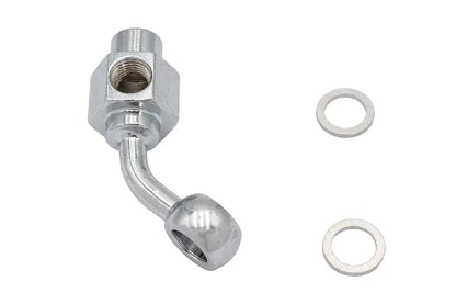 Edelbrock R4300C Chrome 10mm Rear Banjo Brake Fitting - Durable and Reliable by Edelbrock