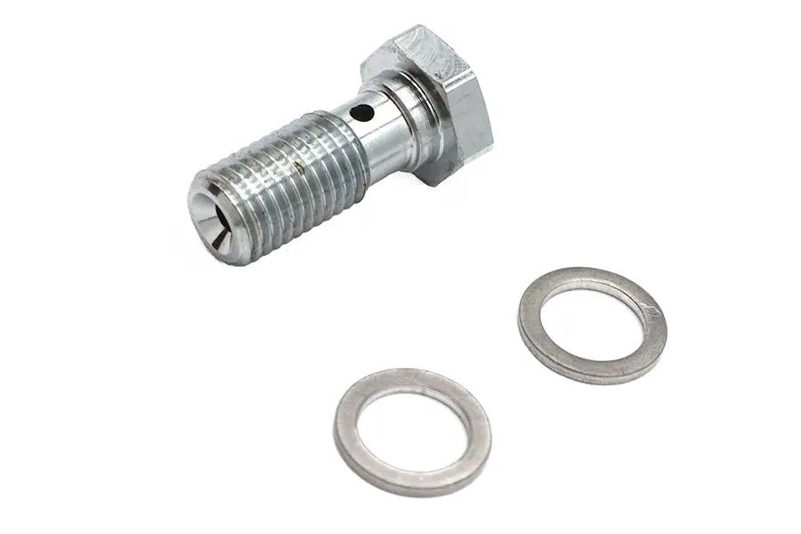 Edelbrock R40514C Chrome 10mm x 1.25 Inch Brake Hose Banjo Bolt by Edelbrock
