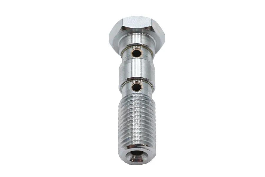 Edelbrock R40508C Chrome 10mm x 1.25 Double Banjo Bolt by Edelbrock
