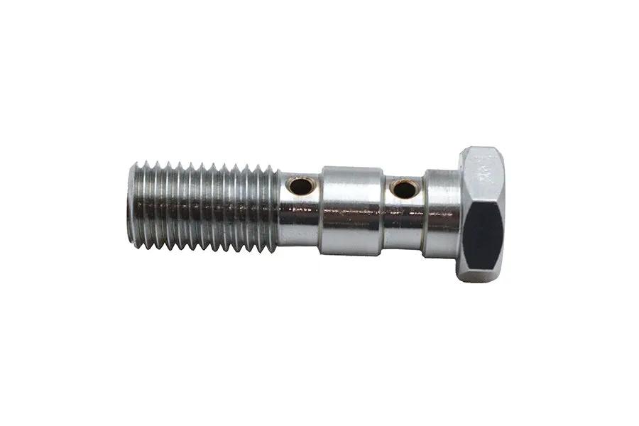Edelbrock R40508C Chrome 10mm x 1.25 Double Banjo Bolt by Edelbrock