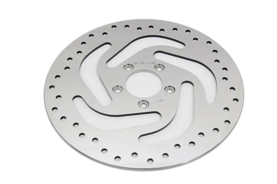 Duro 11.8 inch Polished Front Brake Disc for Harley Davidson FLT Models by Duro