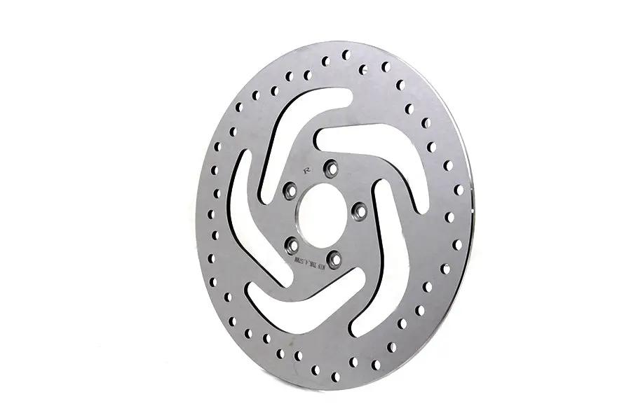 Duro 11.8 inch Polished Front Brake Disc for Harley Davidson FLT Models by Duro