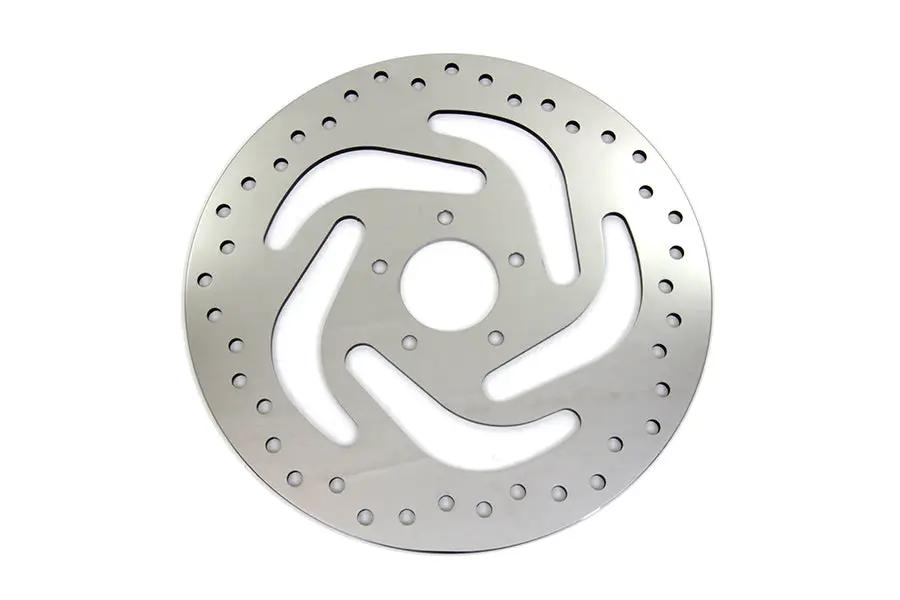 Duro 11.8 inch Polished Front Brake Disc for Harley Davidson FLT Models by Duro