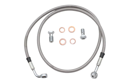 Ultima Stainless Steel Front Brake Hose Kit for Harley Davidson FXD (Part #47-522) by Ultima