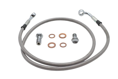Ultima Stainless Steel Front Brake Hose Kit for Harley Davidson FXD (Part #47-522) by Ultima