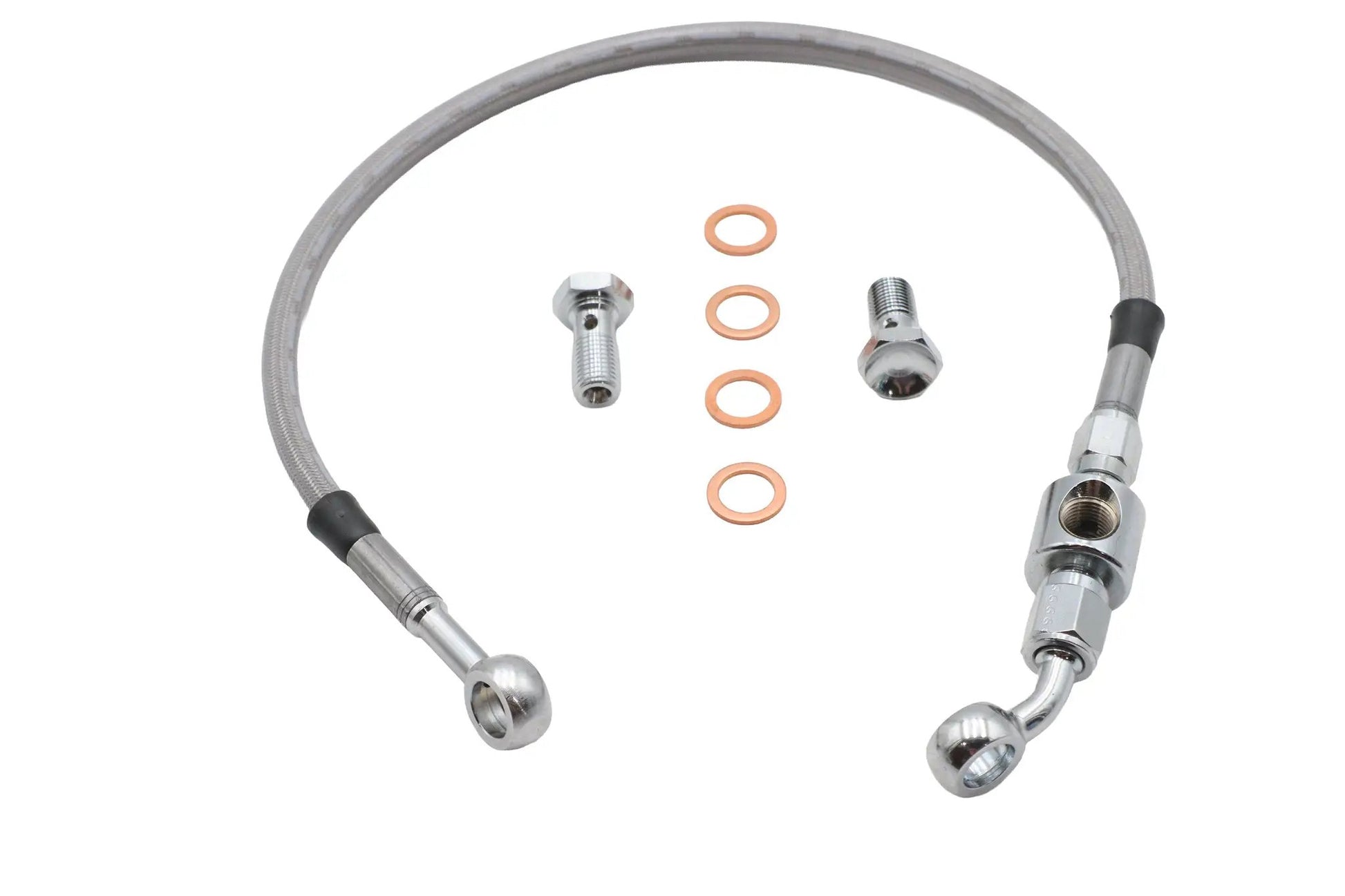 Ultima Stainless Steel Rear Brake Hose Kit for Harley Davidson FXD Models by Ultima