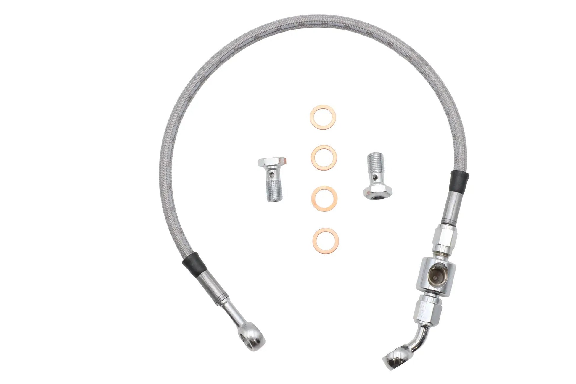 Ultima Stainless Steel Rear Brake Hose Kit for Harley Davidson FXD Models by Ultima