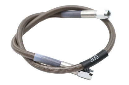 Edelbrock R58072S Stainless Steel Brake Hose – 23 Inch with Braided Teflon Inner and Chrome Swivel Ends by Edelbrock