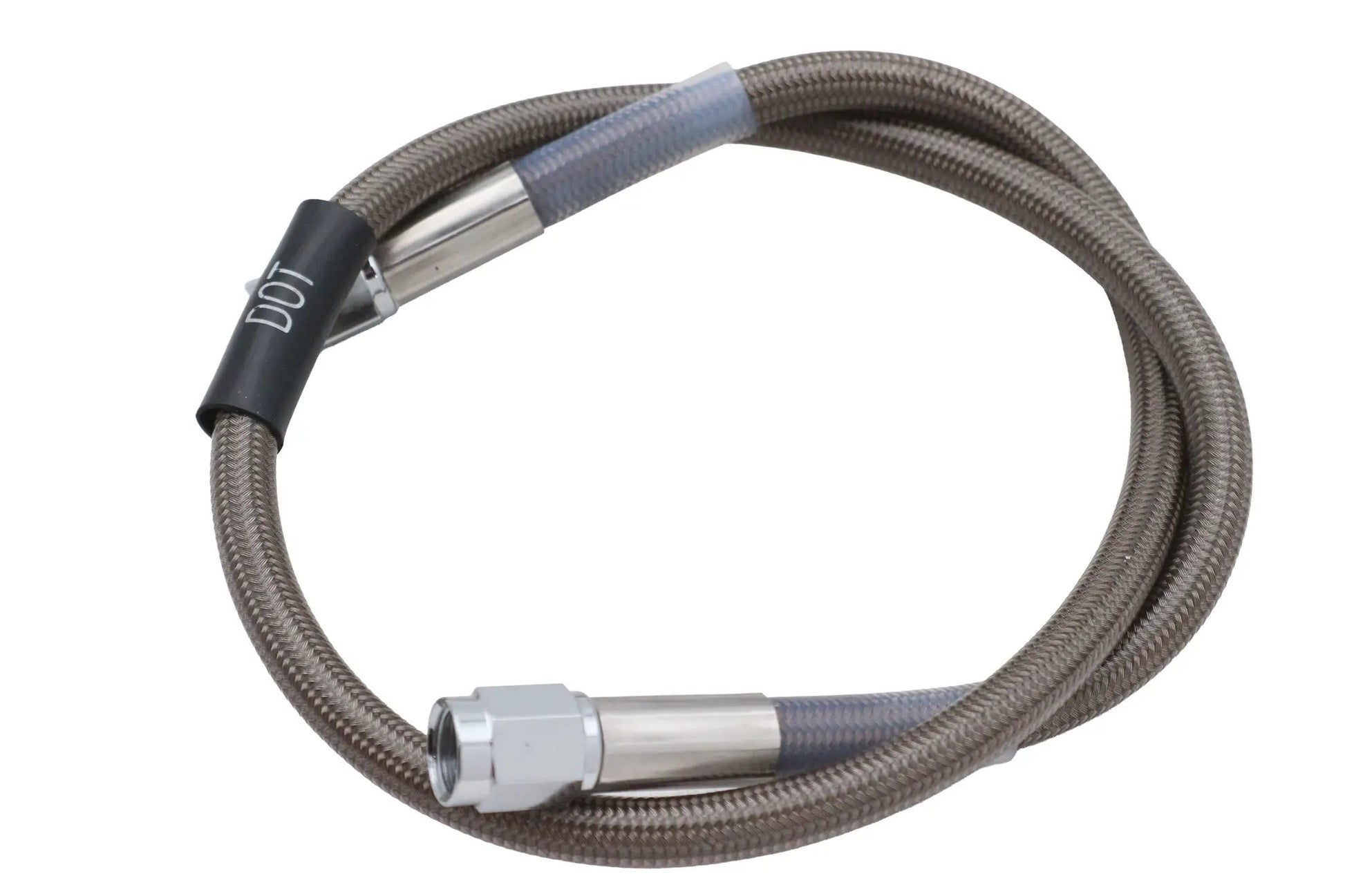 Edelbrock R58072S Stainless Steel Brake Hose – 23 Inch with Braided Teflon Inner and Chrome Swivel Ends by Edelbrock