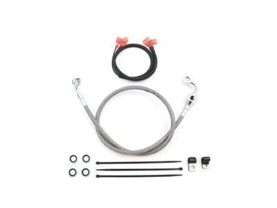 Edart Stainless Steel Rear Brake Hose Kit for Harley Davidson XL (30-1/2 inch) by Edart