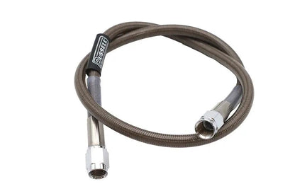 Edelbrock R58082S Stainless Steel Brake Hose – 25 Inch with High Performance #3 Braided Teflon Inner for Motorcycle and Automotive Applications by Edelbrock