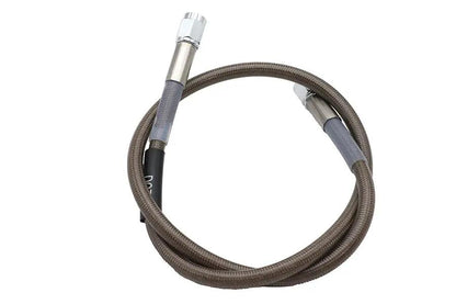 Edelbrock R58082S Stainless Steel Brake Hose – 25 Inch with High Performance #3 Braided Teflon Inner for Motorcycle and Automotive Applications by Edelbrock