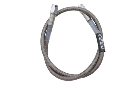Edelbrock R58092S 26-inch Stainless Steel Brake Hose with Teflon Inner and Chrome Swivel Ends by Edelbrock