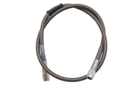 Edelbrock R58112S Stainless Steel Brake Hose - 30 inch with Teflon Inner and Chrome Swivel Ends by Edelbrock
