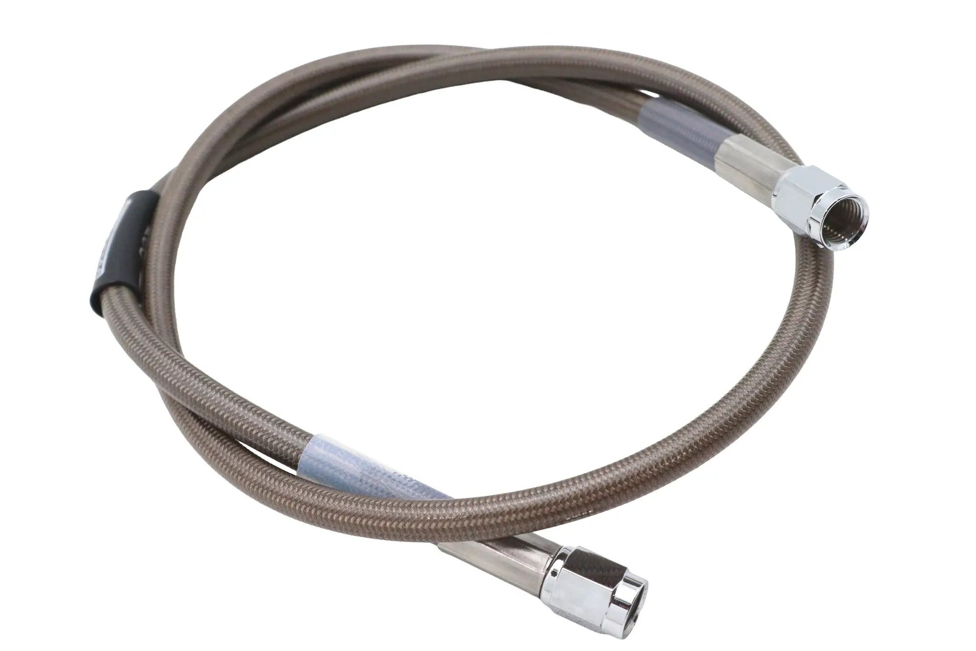 Edelbrock R58112S Stainless Steel Brake Hose - 30 inch with Teflon Inner and Chrome Swivel Ends by Edelbrock