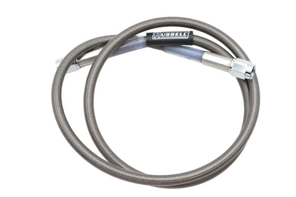 Edelbrock R58132S Stainless Steel Brake Hose - 34 Inch High Performance Braided Line by Edelbrock