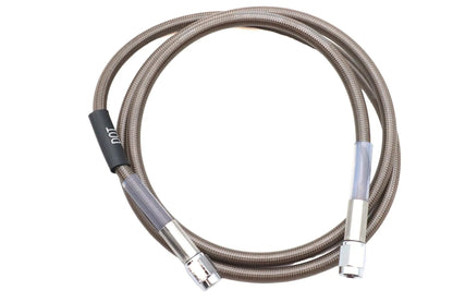 Edelbrock R58162S Stainless Steel Brake Hose – 47 Inch with Teflon Inner & Chrome Swivel Ends by Edelbrock