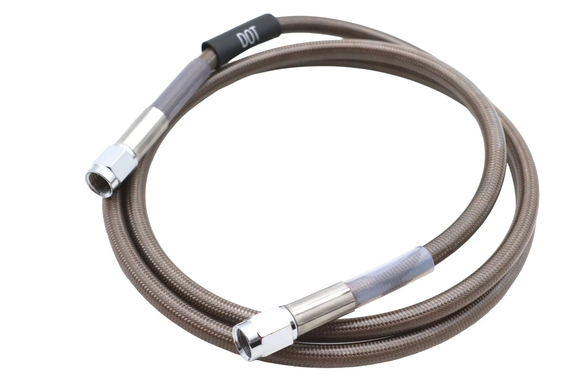 Edelbrock R58162S Stainless Steel Brake Hose – 47 Inch with Teflon Inner & Chrome Swivel Ends by Edelbrock